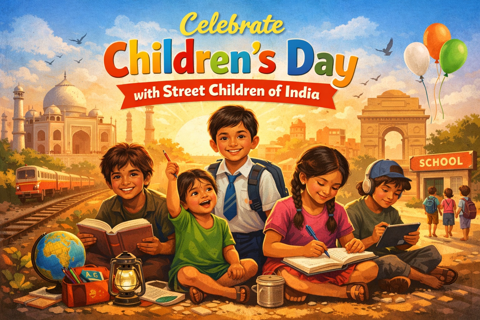 Celebrate Children’s Day with India’s Street Children: Turning Hope into Opportunity